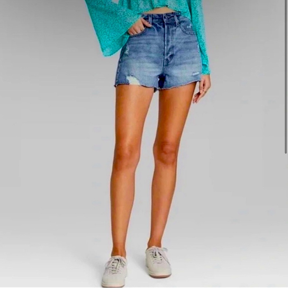 WILD FABEL HIGHEST RISE CUT OFF SHORTS